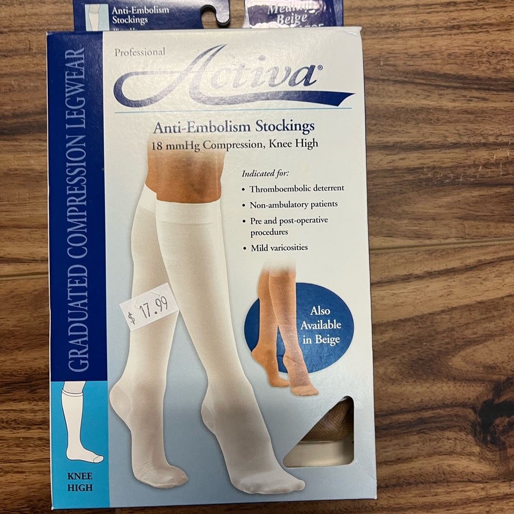 - Activa compression knee high stocking NWT